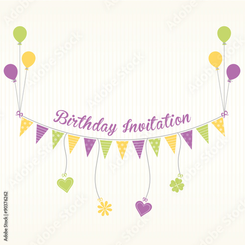 Sweet Birthday Invitation