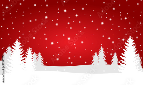 Weihnachtslandschaft -Vektor