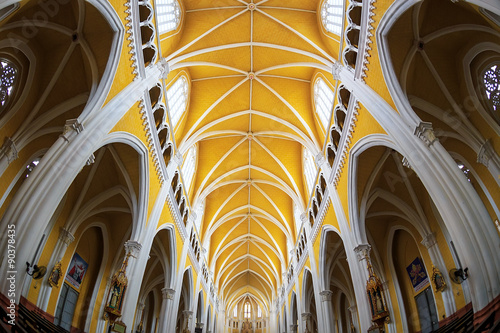  Inside the Phu Nhai church in Nam Dinh, Vietnam. 