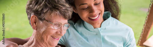 Foto Nursing home female resident