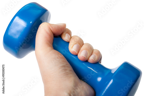 Dumbbell in the hand