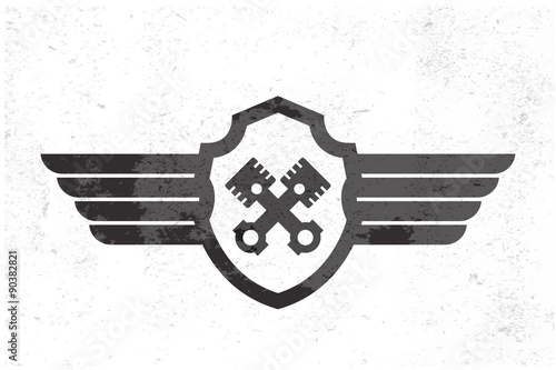 Automotive Wing  Logo. Vector illustration