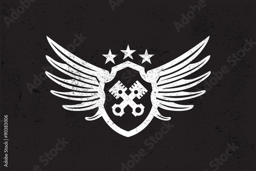 Automotive Wing  Logo. Vector illustration