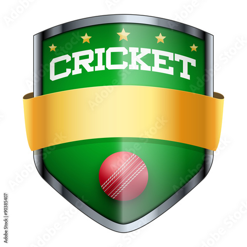Cricket Shield badge.