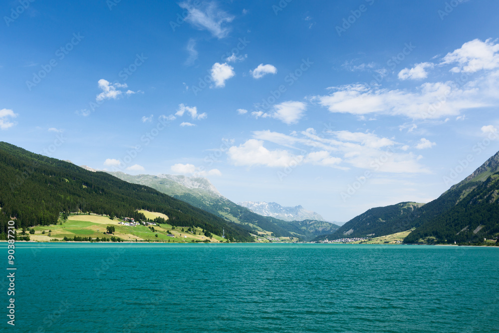 Alpine Lake in South Tyrol, Italy Alpine Lake in South Tyrol, Italy