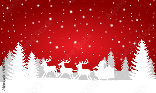 Weihnachtslandschaft -Vektor
