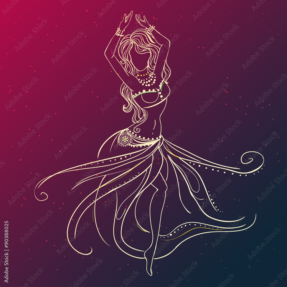 Naklejka premium Beautiful card