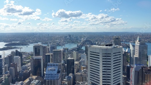 Sydney city depuis La Sydney Tower  Australie