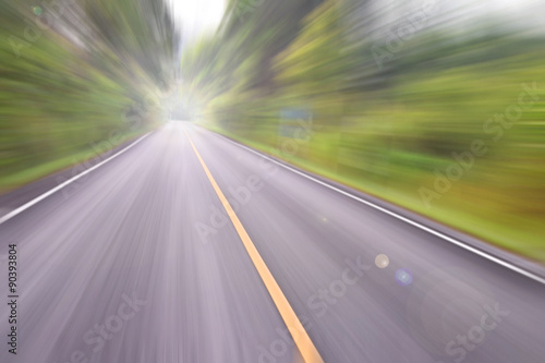 Road in motion blur © jes2uphoto