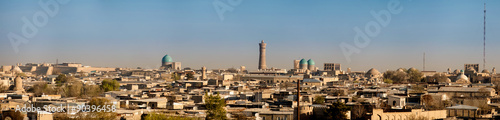 Panorama of Bukhara, view from Hotel