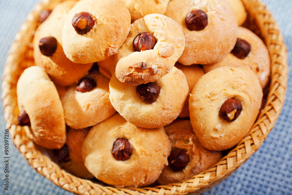 Cookies with almonds Cookies with almonds