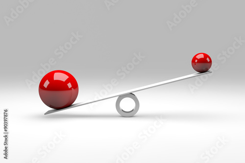 Balance Concept / Red Balls