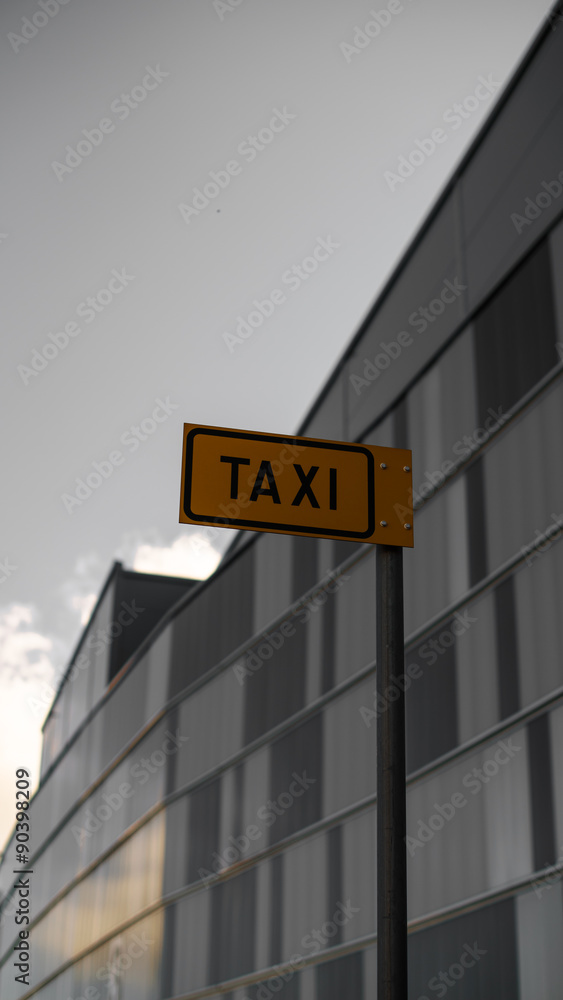 signboard taxi