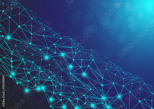 ai brain system data connecting to analysis , light internet social network background, illustration of global web with link to electric information, cyber with group of security, hacker online to net