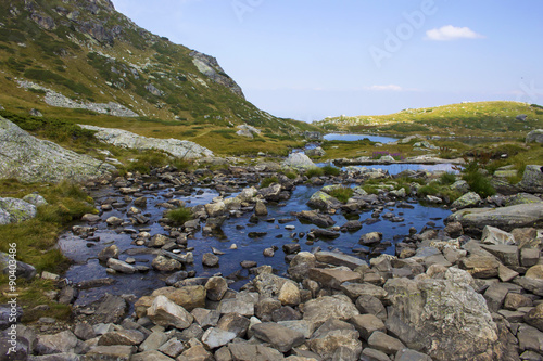 Beautiful mountain - seven Rila lakes, Bulgaria 