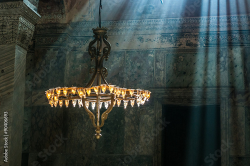Canvastavla Hagia Sophia interior, Istambul, Turkey