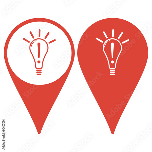 Creative Idea in Bulb Shape as Inspiration Concept Icon.