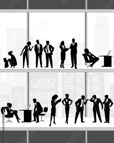 Teamwork in the office