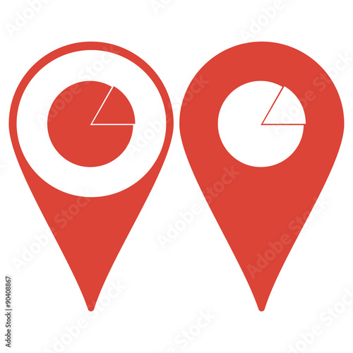 circular diagram web icon