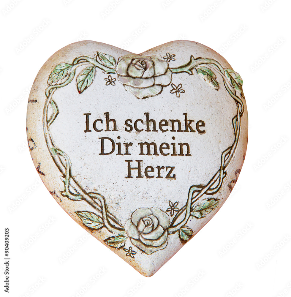 Ich schenke Dir mein Herz StockFoto Adobe Stock