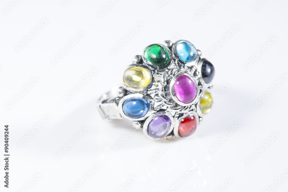 Local jewelry containing silver and stone. Local jewelry containing silver and stone.