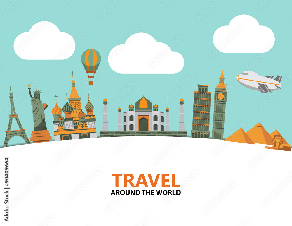 Travel illustration design