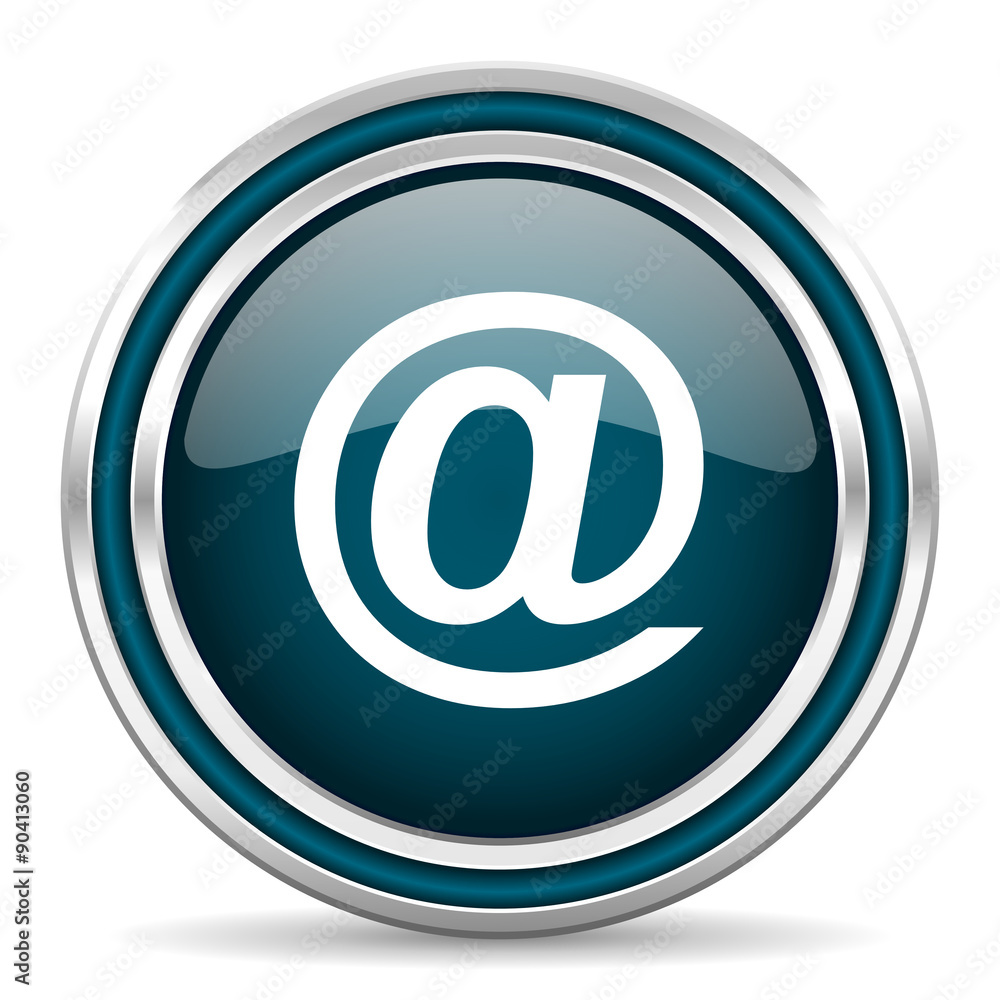 email blue glossy web icon email blue glossy web icon