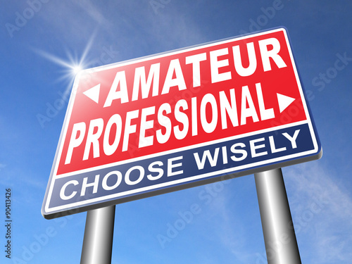Foto professional or amateur