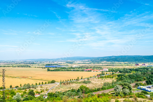 Photography View from hill to valley, Bratislava, Slovakia