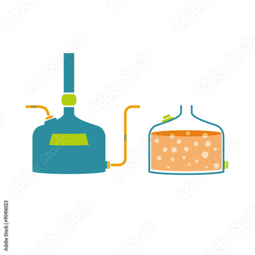 Infographics technology of beer production