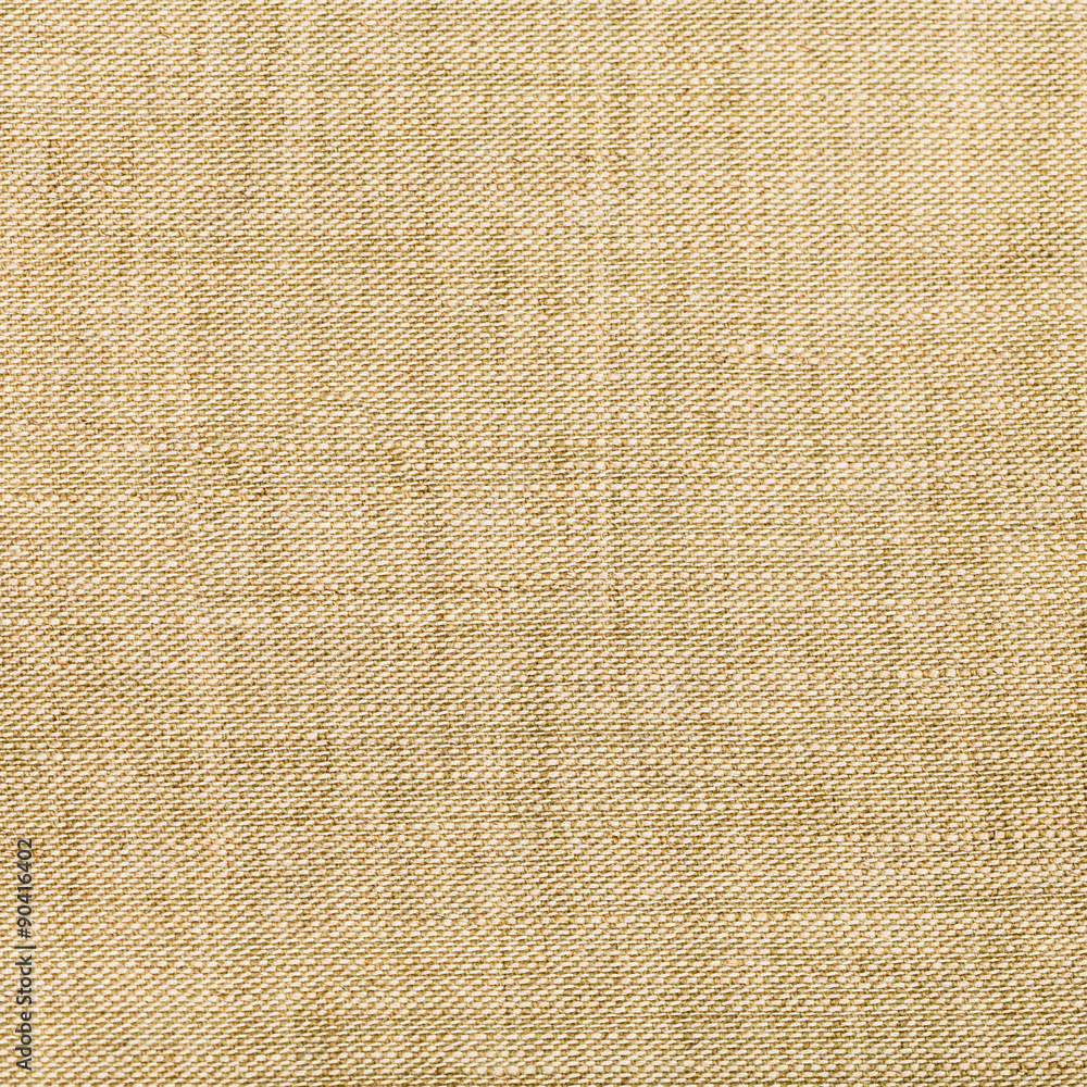 Fototapeta premium square background from brown linen fabric