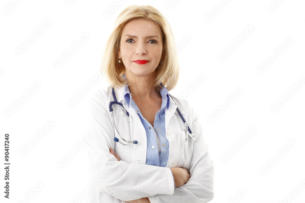 Smiling femal doctor portrait Smiling femal doctor portrait