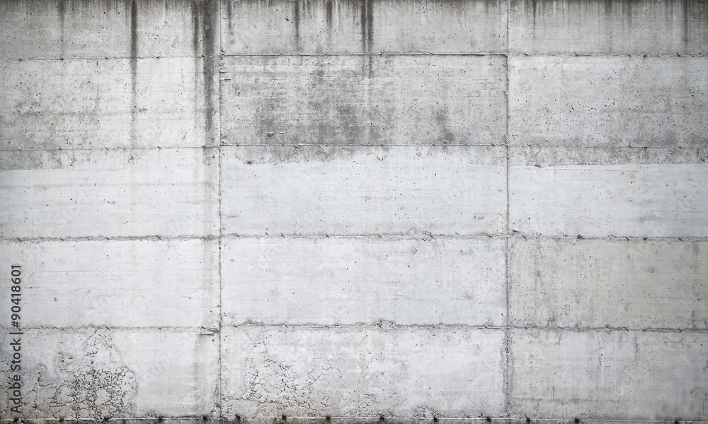 Fototapeta premium Gray concrete wall background texture pattern
