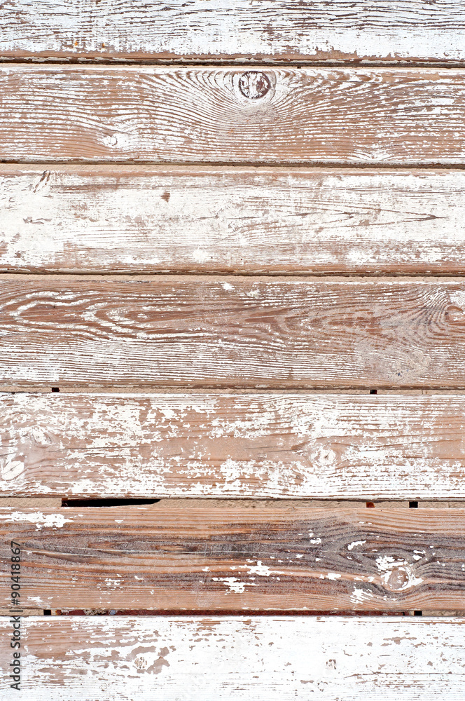 Fototapeta premium Bleached Wooden Planks
