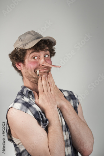 Obraz na płótnie Redneck Liar