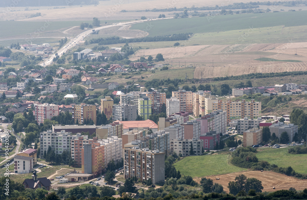 Zabudowa miejska na Słowacji