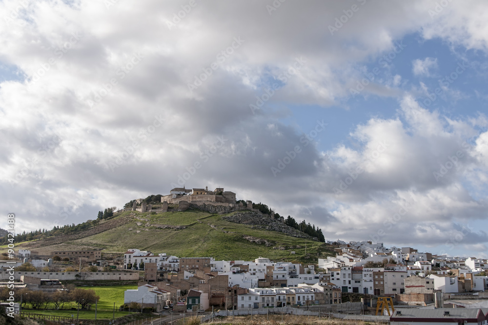 Vistas del municipio de Estepa en la provincia de Sevilla, Andalucía