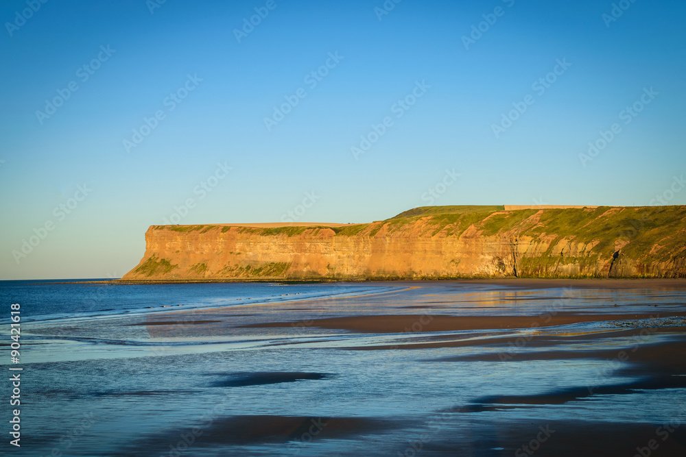 Sunset Cliff at Saltburn by the sea Sunset Cliff at Saltburn by the sea