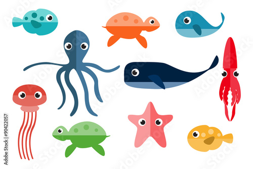 Marine Underwater Animals. 