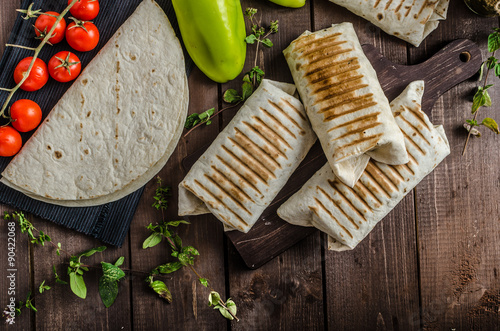 Quadro em tela Breakfast burrito
