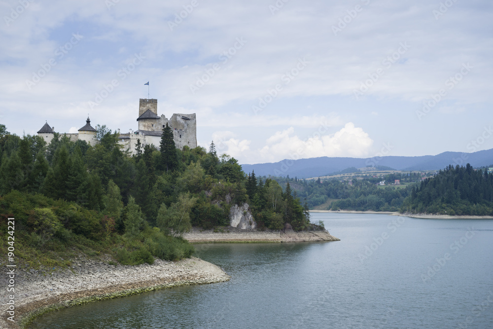 Castle Dunajec in Niedzica, Polan