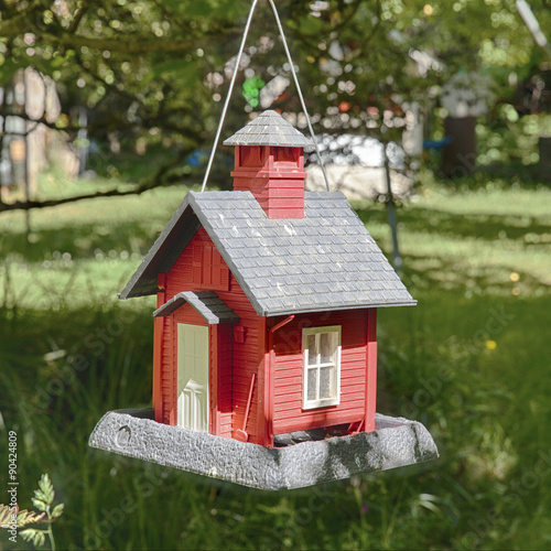 Schoolhouse Birdfeeder photo