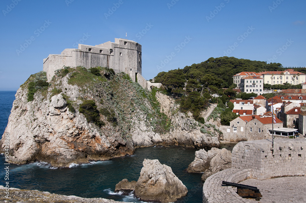 The Walled City of Dubrovnic in Croatia Europe It is one of the most delightful tourist resorts of the Mediterranean. Dubrovnik is nicknamed 
