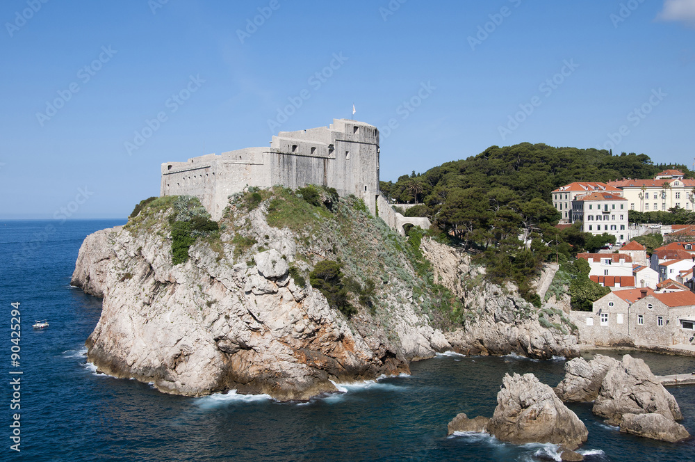 The Walled City of Dubrovnic in Croatia Europe It is one of the most delightful tourist resorts of the Mediterranean. Dubrovnik is nicknamed 