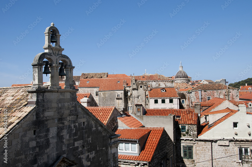 The Walled City of Dubrovnic in Croatia Europe It is one of the most delightful tourist resorts of the Mediterranean. Dubrovnik is nicknamed 