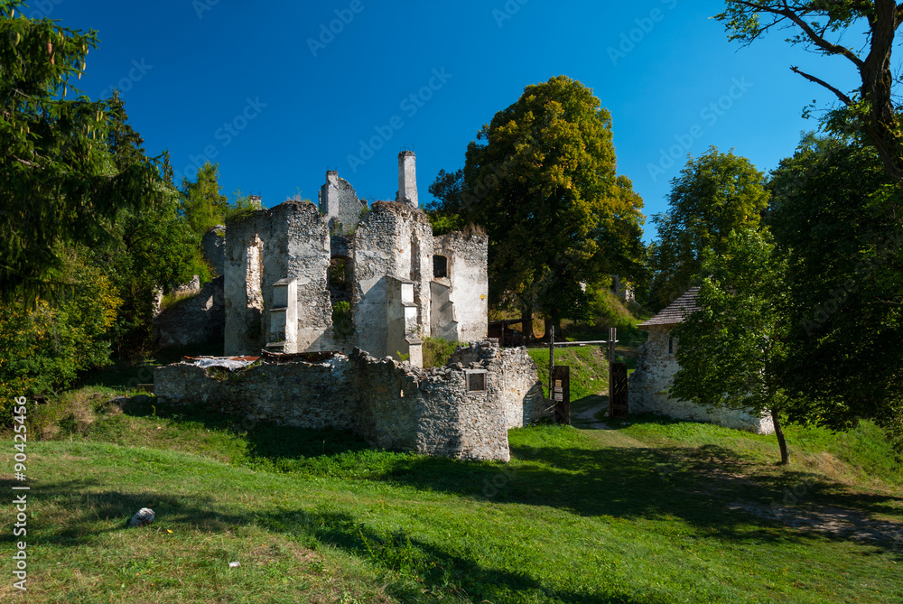 Ruins of Sklabina Castle - Martin, Slovakia