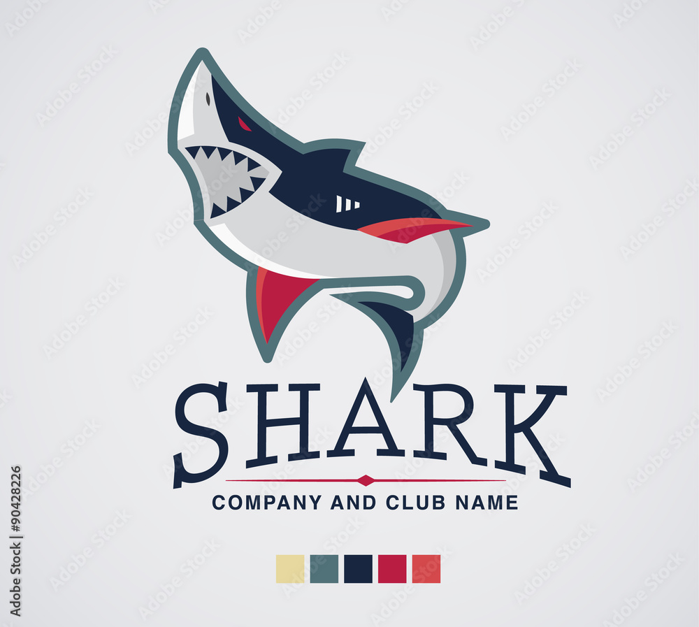 Shark logo sport extreme and business. Shark logo sport extreme and business.
