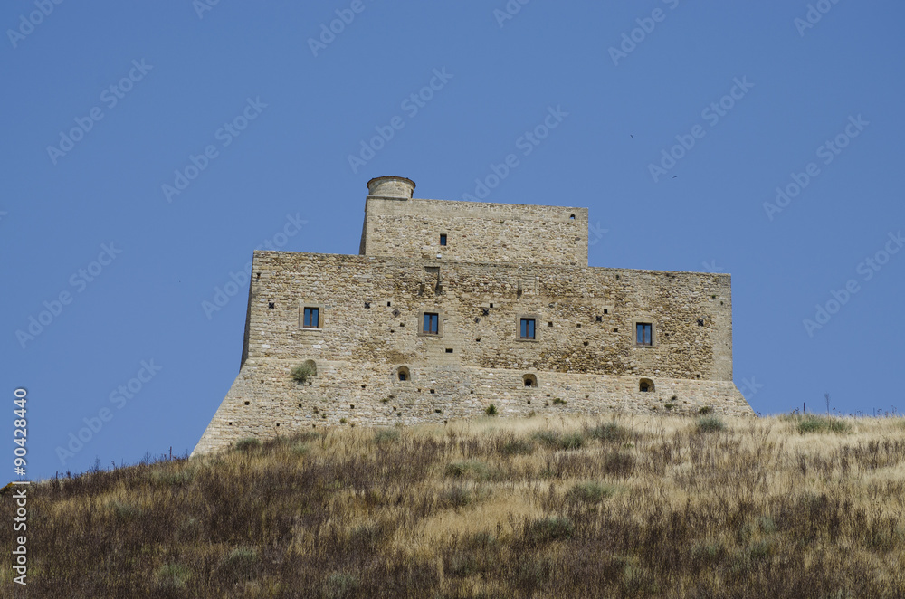 beautiful landscape with ancient ruins