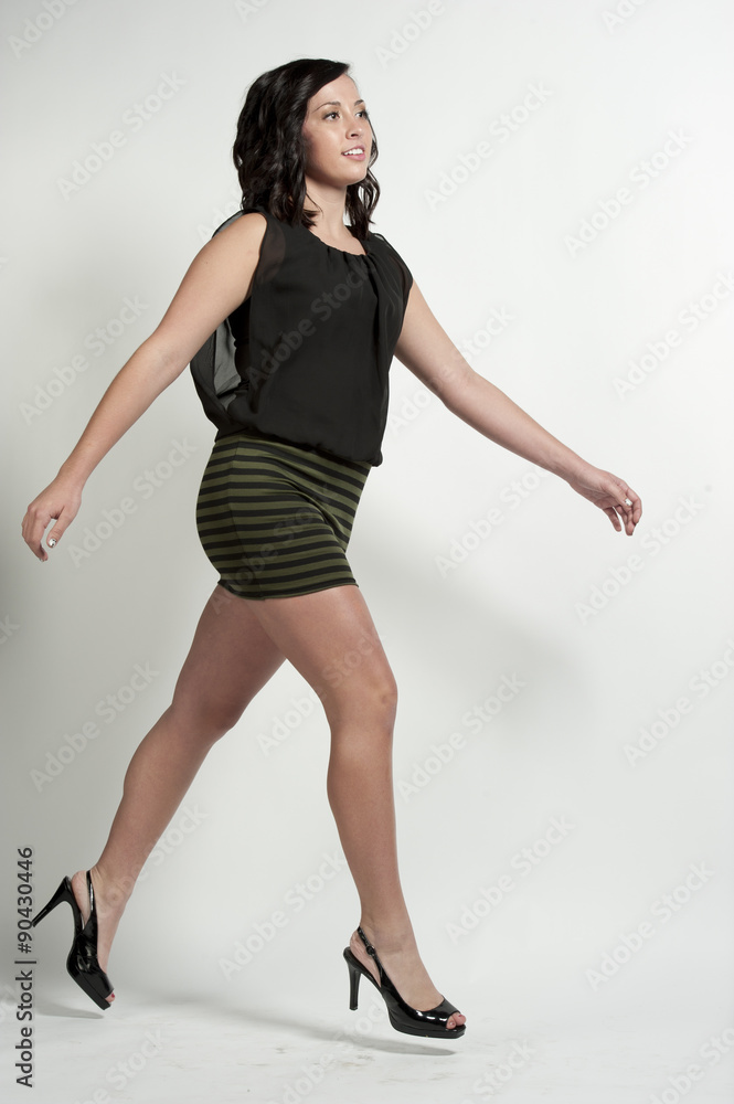 Fototapeta premium Girl Jumping
