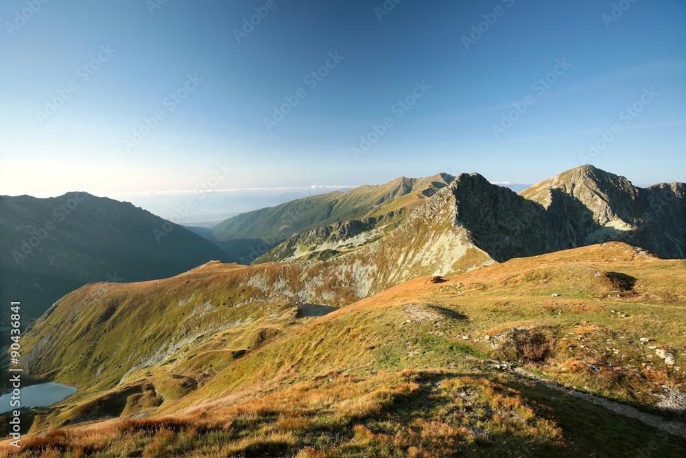 Carpathian Mountains on the Polish-Slovak border Carpathian Mountains on the Polish-Slovak border